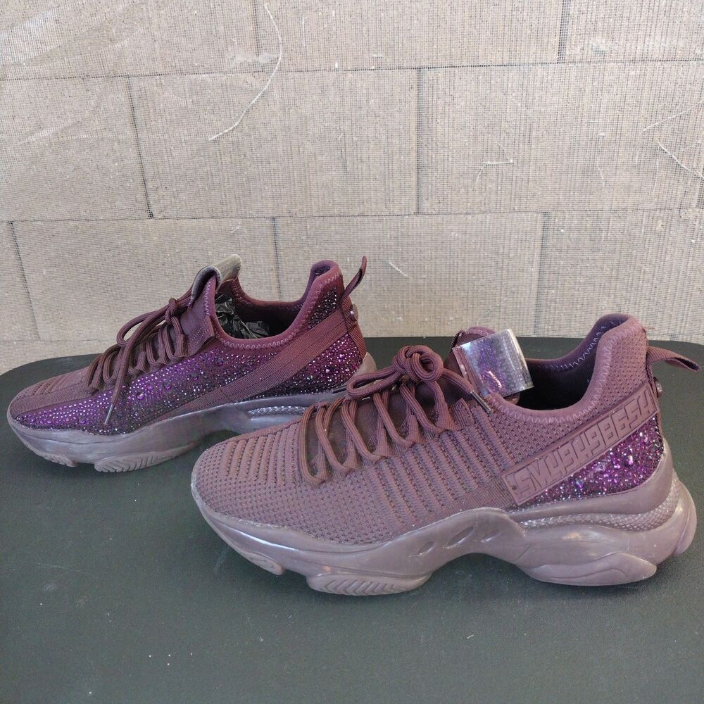 Steve Madden Maxima Sneakers Burgundy Women's Size 9